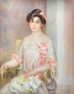 Ritratto di madame Josse Bernheim-Dauberville da Pierre Auguste Renoir