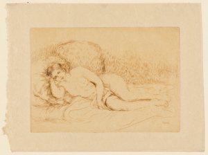 Nudo reclinato da Pierre Auguste Renoir