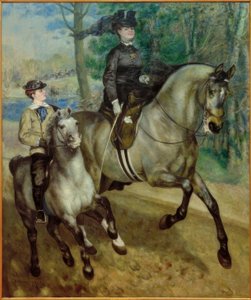 Cavaliere nel Bois de Boulogne da Pierre Auguste Renoir