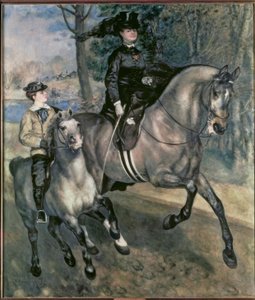Cavaliere nel Bois de Boulogne da Pierre Auguste Renoir