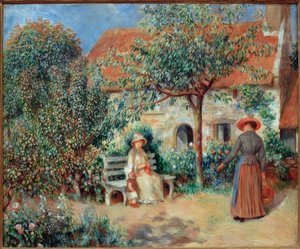 Scena del giardino in Bretagna da Pierre Auguste Renoir