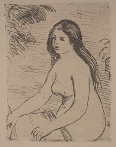 Nudo femminile seduto