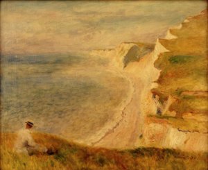 Scogliera a Pourville da Pierre Auguste Renoir