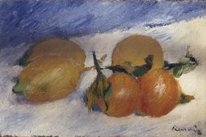 Natura morta con limoni e arance