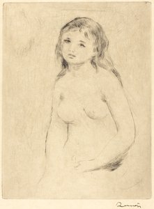 Studio per una bagnante, fine XIX-inizio XX secolo da Pierre Auguste Renoir