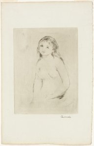 Studio per una bagnante da Pierre Auguste Renoir