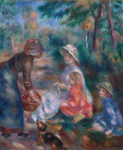 La Venditrice di Mele da Pierre Auguste Renoir