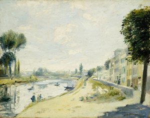 Le rive della Senna a Bougival, c.1875