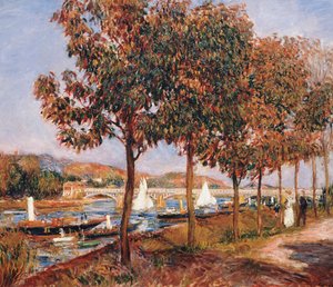 Il Ponte ad Argenteuil da Pierre Auguste Renoir