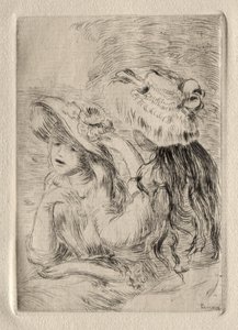 La spilla (la figlia di Berthe Morisot e sua cugina), 1ª tavola