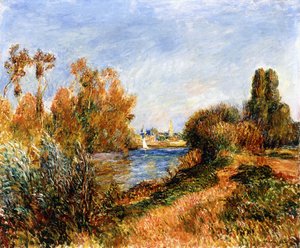 La Senna ad Argenteuil da Pierre Auguste Renoir