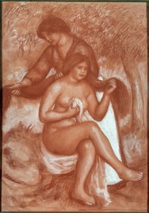 La toilette della bagnante da Pierre Auguste Renoir