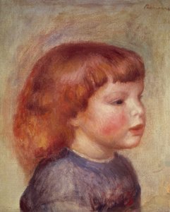 Testa di bambino da Pierre Auguste Renoir