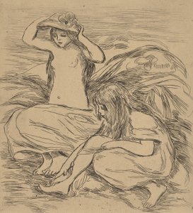 Due bagnanti, 1895 da Pierre Auguste Renoir