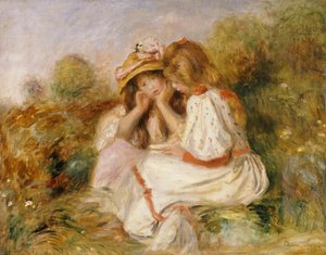 Due ragazze, c.1890