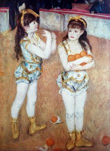 Due piccole ragazze del circo da Pierre Auguste Renoir
