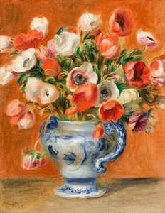 Vaso di anemoni, 1890