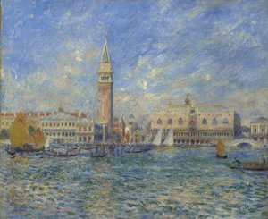 Venezia, il Palazzo Ducale da Pierre Auguste Renoir