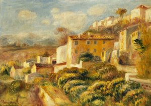 Vue de la Poste, Cagnes