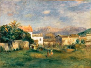 Veduta di Cagnes da Pierre Auguste Renoir