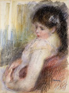 Donna seduta, 1879 da Pierre Auguste Renoir