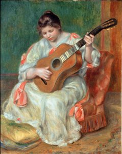 Donna che suona la chitarra