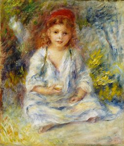 Giovane Ragazza Algerina, c.1881 da Pierre Auguste Renoir