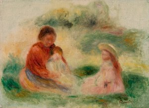 Giovane famiglia da Pierre Auguste Renoir