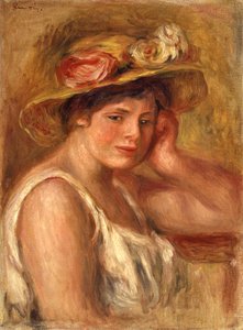 Giovane ragazza con un cappello
