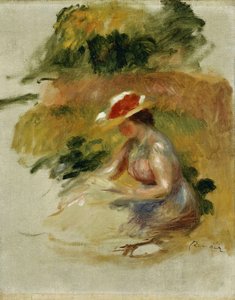 Giovane donna che legge