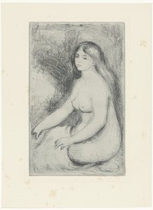 Donna nuda seduta