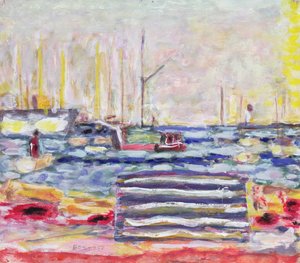 Un Porto in Normandia, c.1930 da Pierre Bonnard