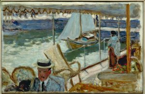 Su uno yacht da Pierre Bonnard