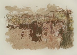 Viale nel Bois de Boulogne da Pierre Bonnard