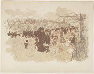 Viale nel Bois de Boulogne da Pierre Bonnard