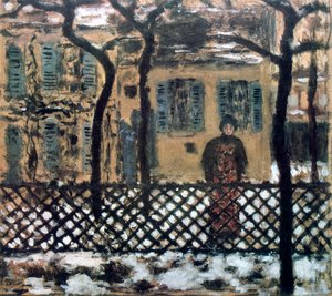 Dietro la recinzione, c1895 da Pierre Bonnard