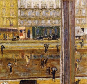Boulevard des Batignolles (La pioggia), c.1926 da Pierre Bonnard