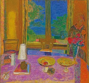 Grande sala da pranzo sul giardino