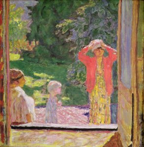 Davanti alla finestra, 1918 da Pierre Bonnard
