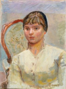 Giovane donna sulla poltrona da Pierre Bonnard