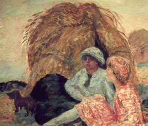 Il covone (Madame Marthe Bonnard e la sua amica) da Pierre Bonnard