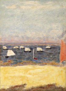 Les Voiliers, regate, ca 1932 da Pierre Bonnard