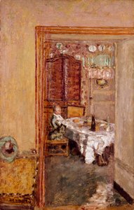 Bambino nella sala da pranzo da Pierre Bonnard