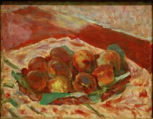 Cesto di pesche da Pierre Bonnard