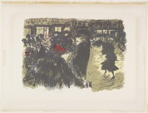 Piazza di notte da Pierre Bonnard