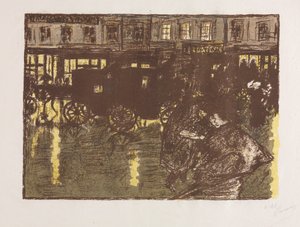 Strada di Sera sotto la Pioggia da Pierre Bonnard
