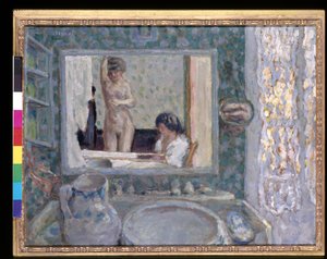 Lo Specchio Nella Stanza Verde da Pierre Bonnard