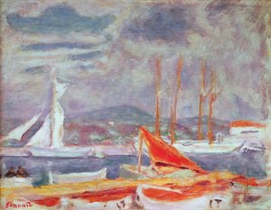 Il porto di St. Tropez, c.1914