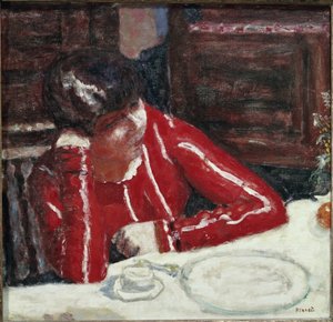 Il corsetto rosso da Pierre Bonnard