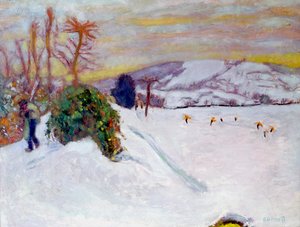 La neve a Dauphine da Pierre Bonnard